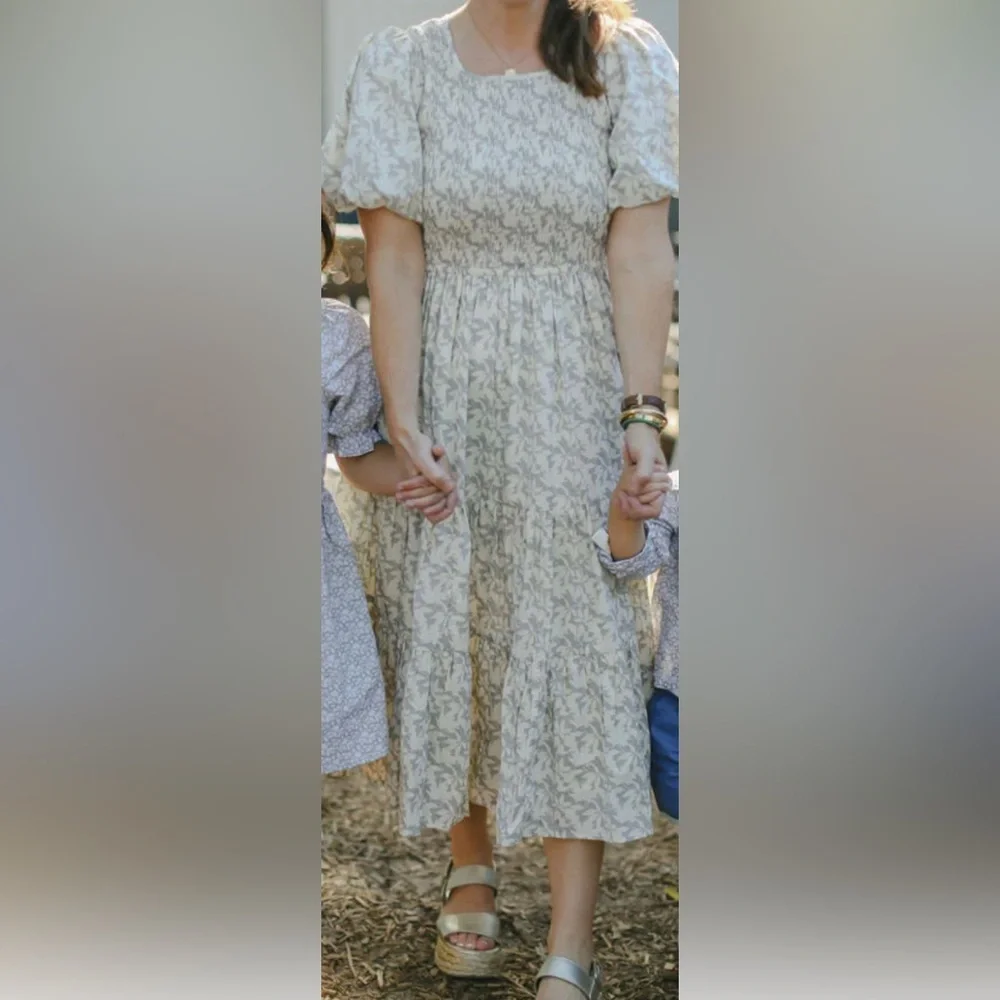 Dear Georgie Elizabeth Dress in Leaves Size Small NWT 100% Cotton - Picture 10 of 10